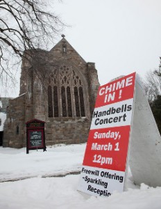 Photo 23 Chime In! Concert sign stone church